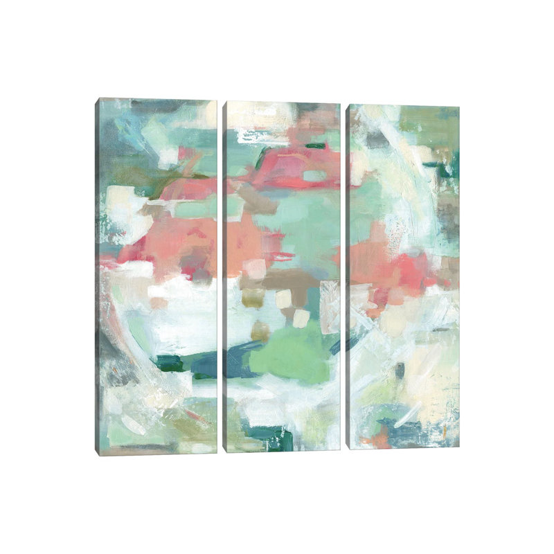 Island Harmony - ensemble d'art mural sur toile tendue (ensemble de 3)