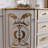 European style semi-round large capacity sideboard