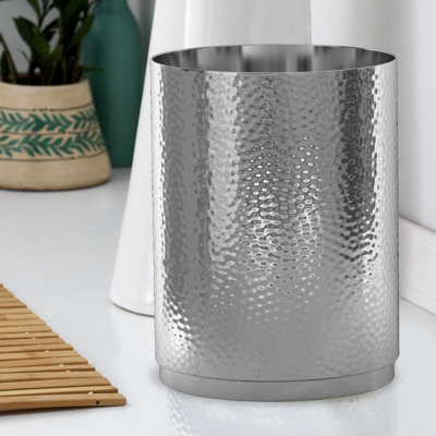 Steel Open Waste Basket - 2 Gallons