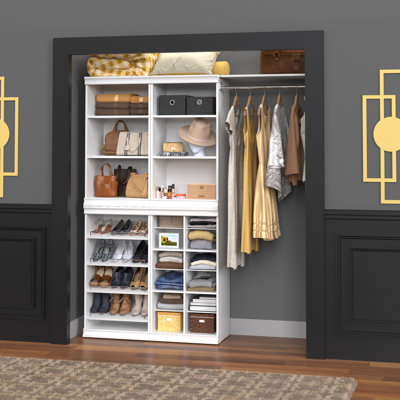 Modular Storage 68.76" W - 78" W Closet System