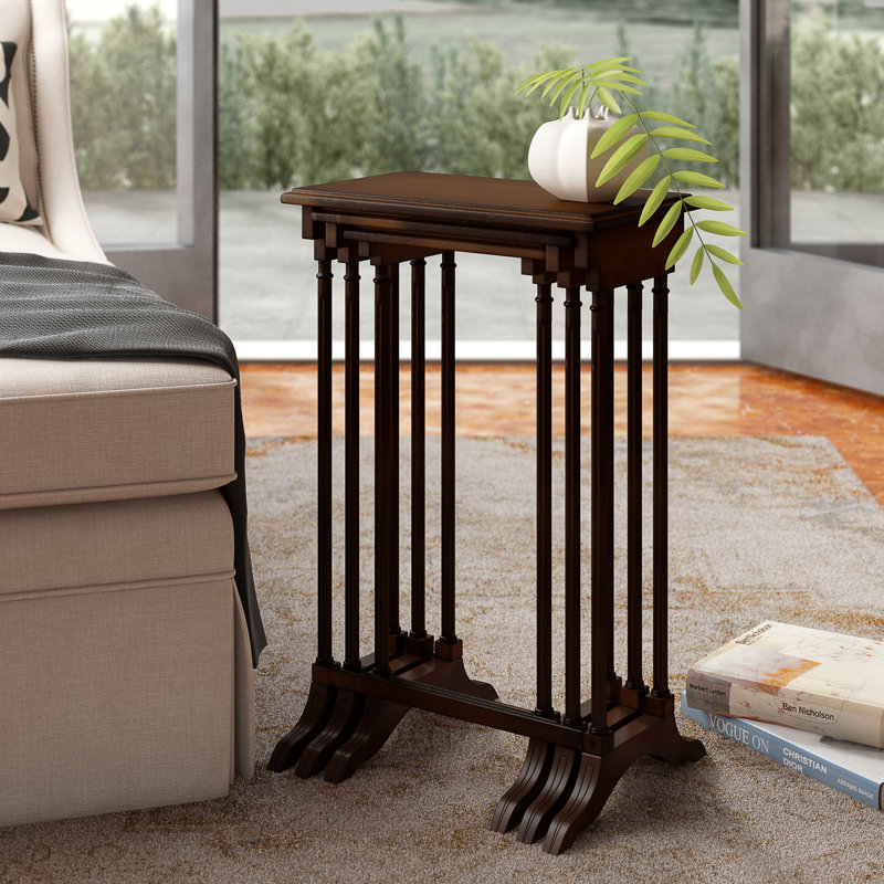 Essential Solid Wood Nesting End Table