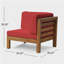 Ensemble de causeuse 2 pièces Oana, rouge-809082244