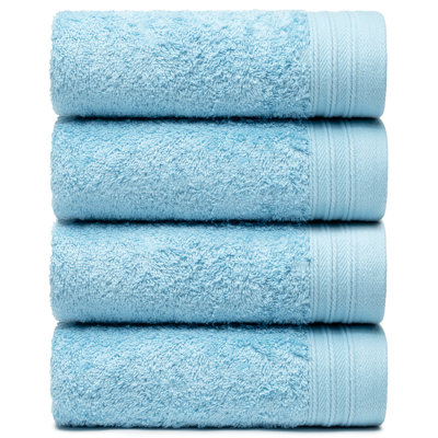 Kendra 4 Piece 100% Cotton Hand Towel Set