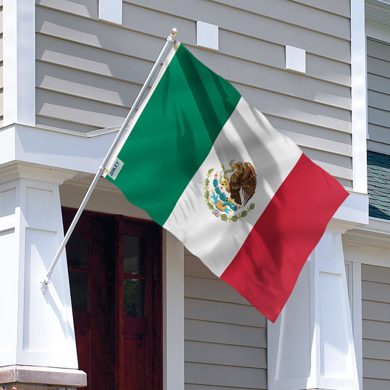 Drapeau de maison 36 po x 60 po Fly Breeze Mexico
