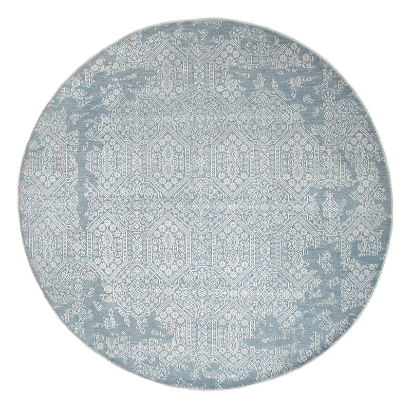 Modern One-of-a-Kind 8' Hand Knotted Area Rug