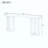 Geometric Design Console Table With Solid Pine Legs,Suitable For Entryway, Hallway, Living Room, Bedroom-1500879008
