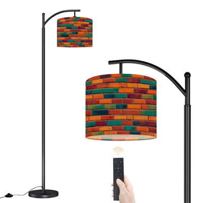 Lampe sur pied avec abat-jour réglable Arc