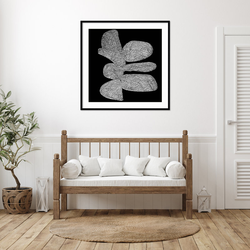 «Craft» encadré sur papier par Dan Hobday, reproduction, Noir, H 41 po x l 41 po x P 1 po