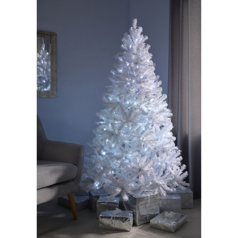 Lighted Artificial Pine Christmas Tree, 9.02ft H x 5.17ft W x 5.17ft D