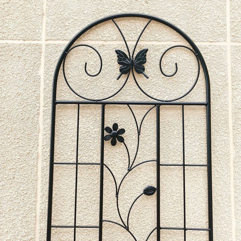 2 Pack Metal Garden Trellis Rustproof Trellis, 71" H x 19.7" W x 1" D