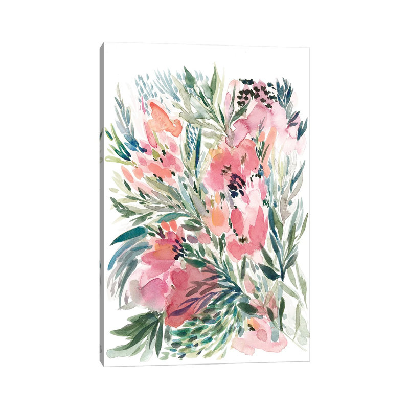 Floral Bouquet IV by Albina Bratcheva - Wrapped Canvas Print, 20.32 cm H x 30.48 cm W