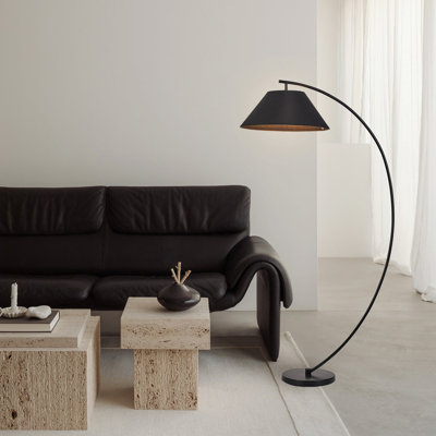 Lampe sur pied Remi - noir