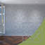 Panneaux muraux décoratifs en acrylique Jamestown, grand, l 23 3/8 po x H 23 3/8 po x T 1/8 po, gris foncé