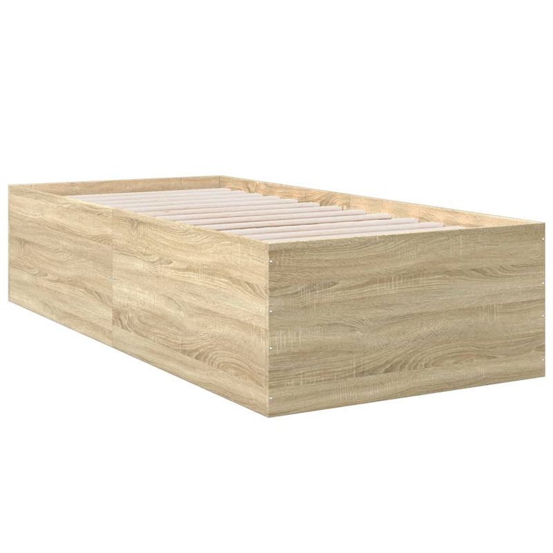 Pautauros Bed, Single (90 x 190 cm), Sonoma Oak