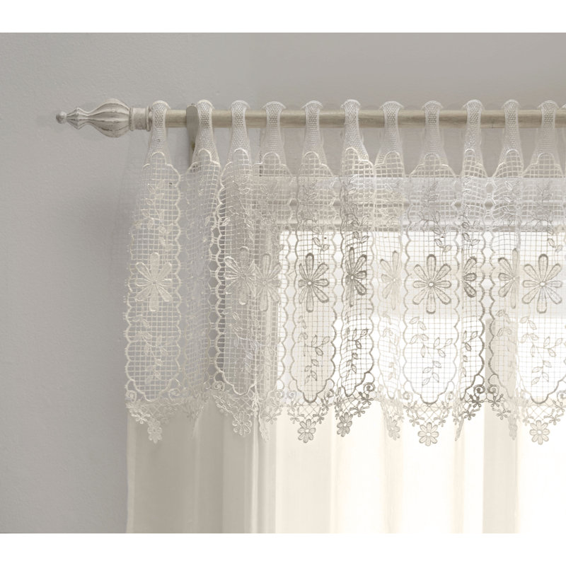 Roiguez Sheer Curtain Pair, 140cm Width x 229cm Drop