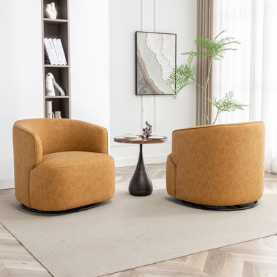 Fauteuil demi-tonneau pivotant Jalena