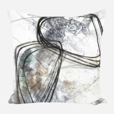 Decorative Linen Throw Pillow Linen Square Pillow Cover & Insert