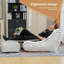 Fauteuil à billes en suède de luxe avec repose-pieds - Mousse haute densité-736005105