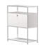 Buffet modulaire en métal avec classeur à 3 niveaux-129704215