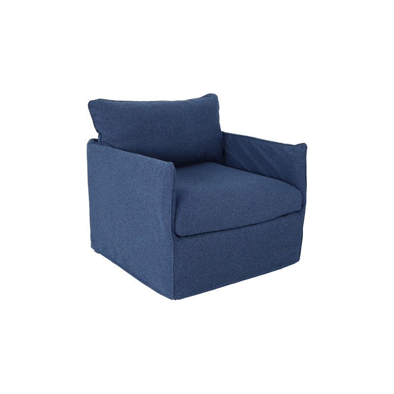  Fauteuil club bleu marine