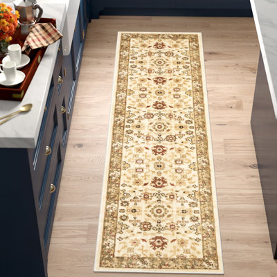 Tapis oriental crème / vert Christensen