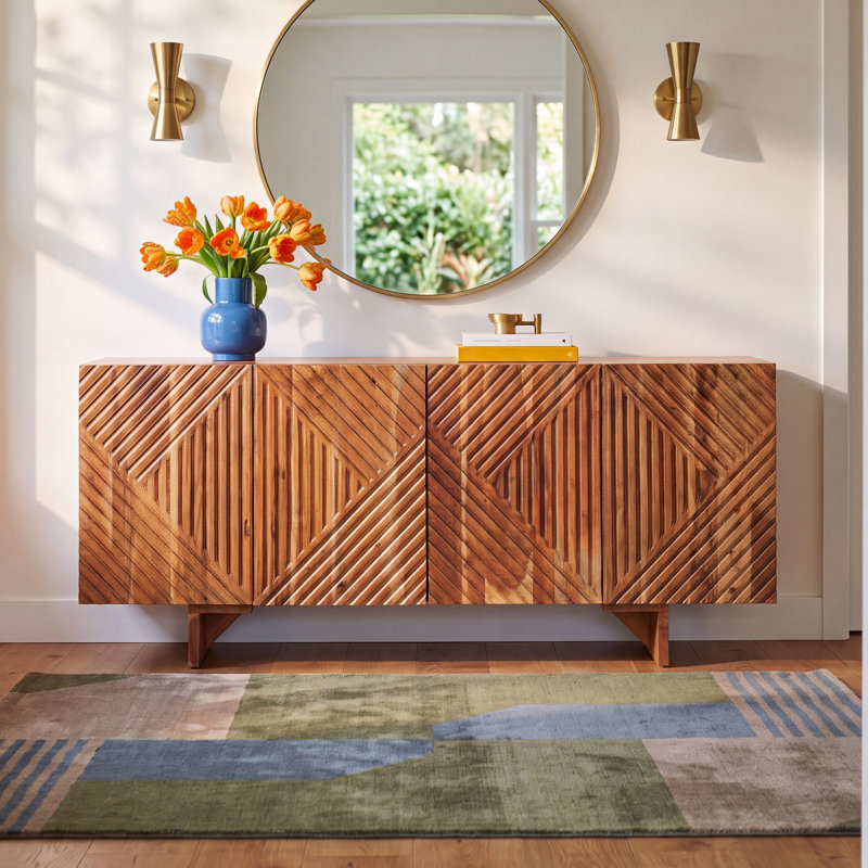 Juara 68.2" Wide Sideboard, Oak