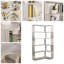 Bibliothèque de coin autoportante de 90 cm avec sécurité anti-basculement, rangement ouvert et 5 options de couleur pour la décoration intérieure-130907106