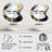 Fidelio Gold and grey Modern liquid Shapes I - Shapes Unique Shape Large Mirror, Modern Freeform Unique Wall Mirror Decor, Printed Metal Art-754443640