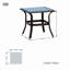 Lexa Patio Side Table With Glass