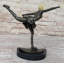 Figurine sculptée à la main en bronze
