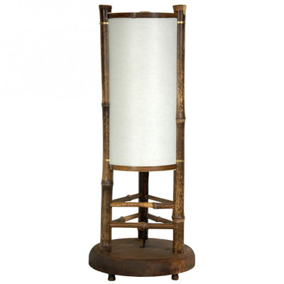 North Reading Solid Wood Table Lamp