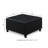 Large Storage Ottoman With Wooden Legs Upholstered Button Tufted Coffee Table With Nail Trims For Living Space