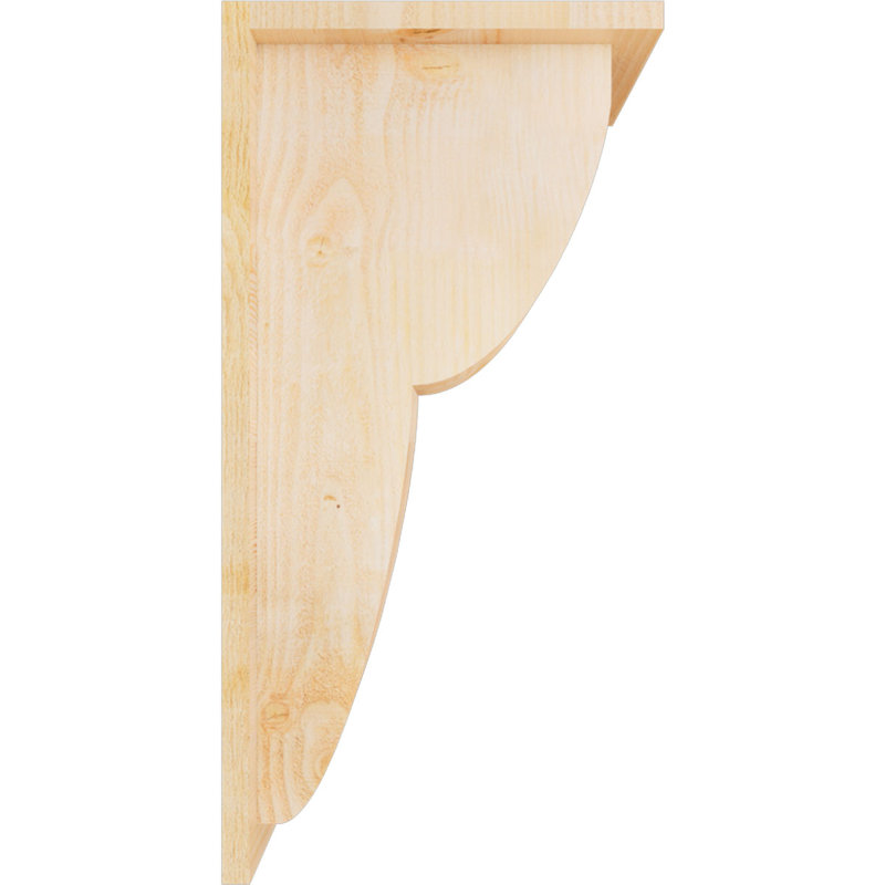 Corbeau Crestline avec contre-plaque, H 24 po x l 8 po x P 12 po, Sapin de Douglas, Sciage brut