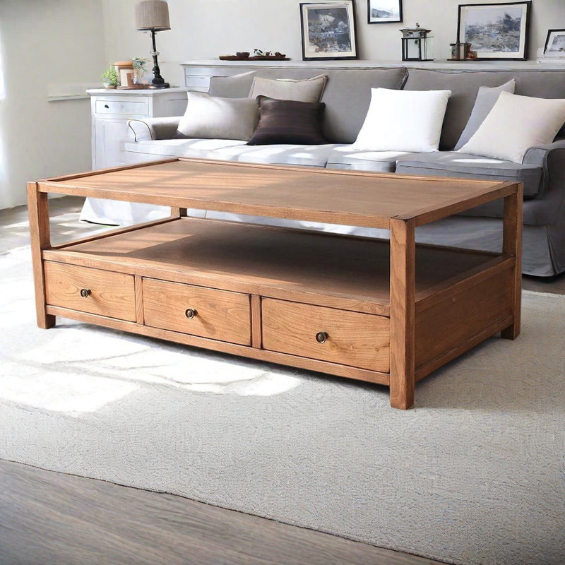 Table de bout carrée double American