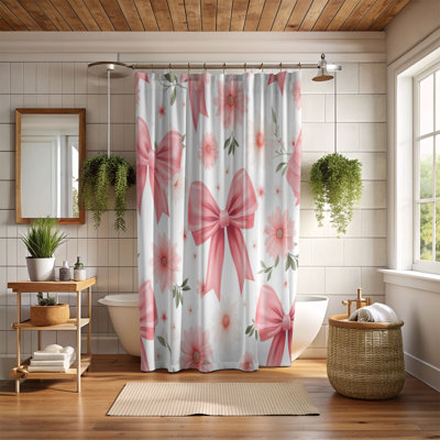 Blooming Bows - Rideau de douche Premium
