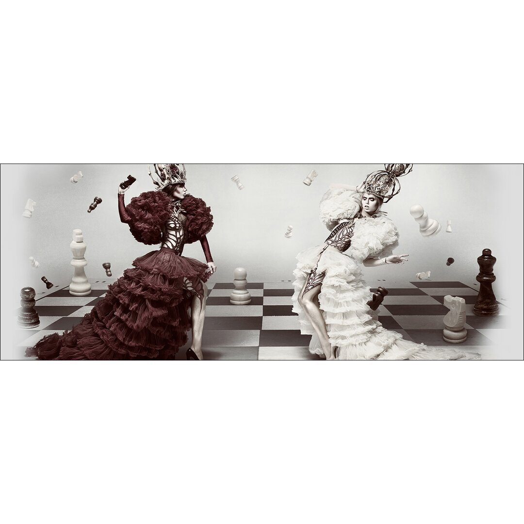 Glasbild Chessplayers