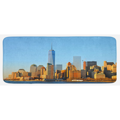 Modern & Contemporary Solid Color Polyester Kitchen Mat