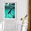 Panther Swim Nautical Shadowbox by Oliver Gal-767820169-767820173
