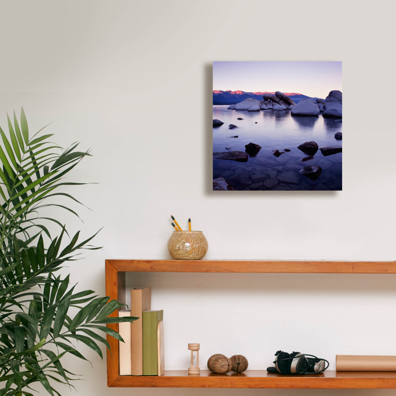 «Purple Rocks» par PhotoINC Studio, H 12 po x l 12 po x P 0,75 po