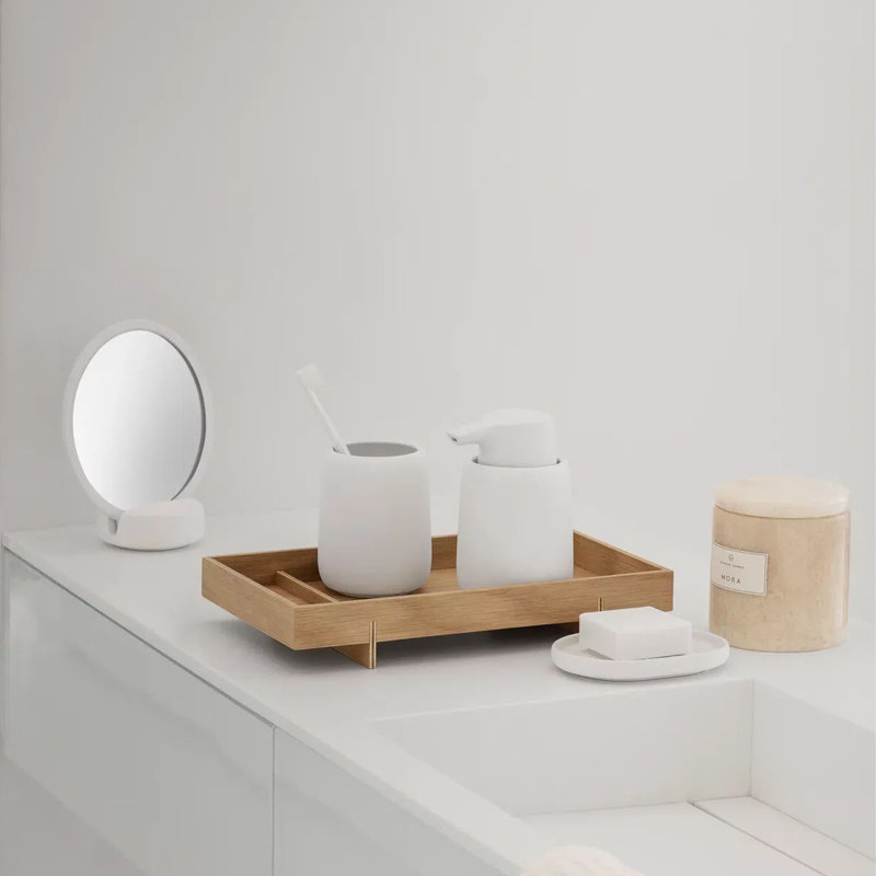 Sono Ceramic / Porcelain Bathroom Accessory, White