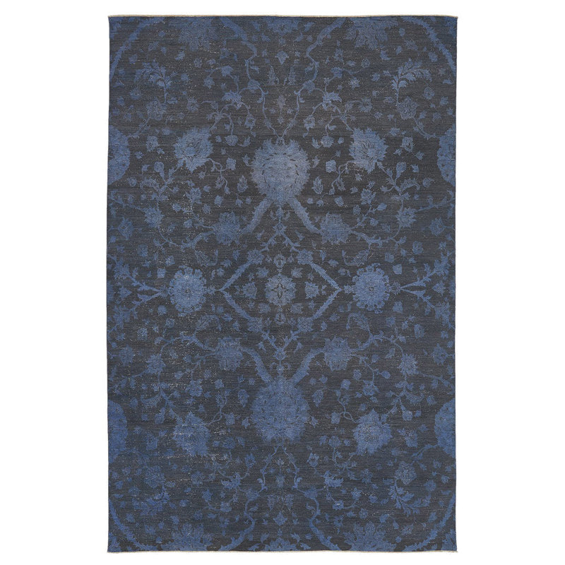 Blue Samsara Wool Rug - 8'5" x 13'