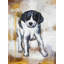 Curieux chiot - Impression mat industrielle encadrée pour la décoration-350279897