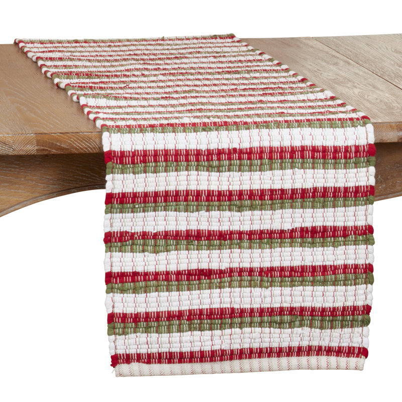 Kunala Striped 100% Cotton Table Runner