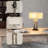 Tomisin USB Table Lamp with Linen Lampshade-1112222324-1137564180