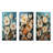 Muted Hue Buttercups Merge - Buttercups Metal Wall Art Set Of 3-1606402542