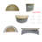 McConnelsville 3pcs White Floating Mounted Hanging Shelves