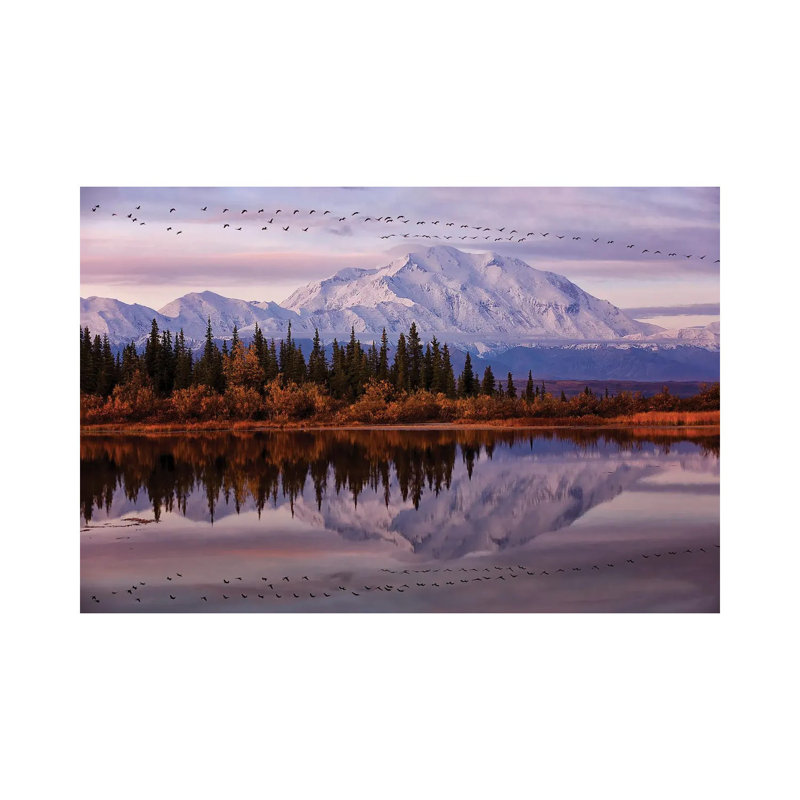 Flying over 1 Piece Wrapped Canvas Wall Art, 20.32 cm H x 30.48 cm W