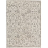 Sona Wool Oriental Area Rug in Ivory