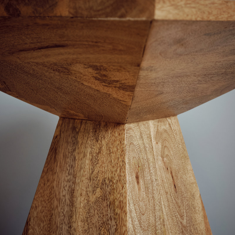 End Table, Oak Wood/Brown