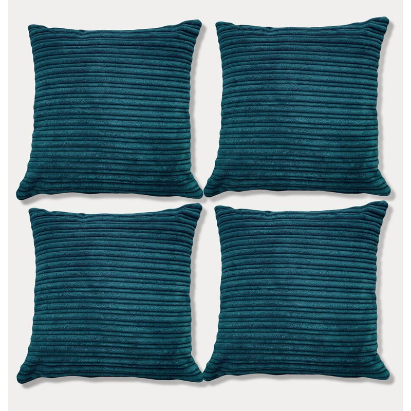 Beneta Square Throw Cushion, Teal